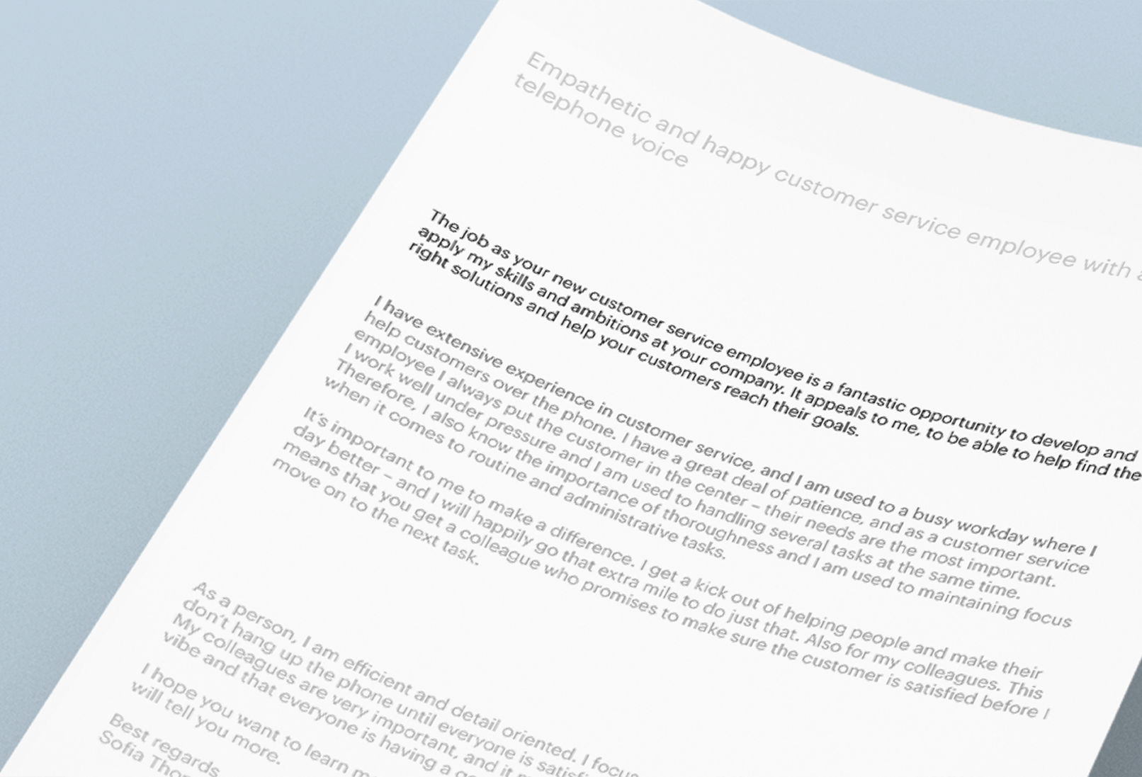 Our 8 top tips for writing the best application for your employer