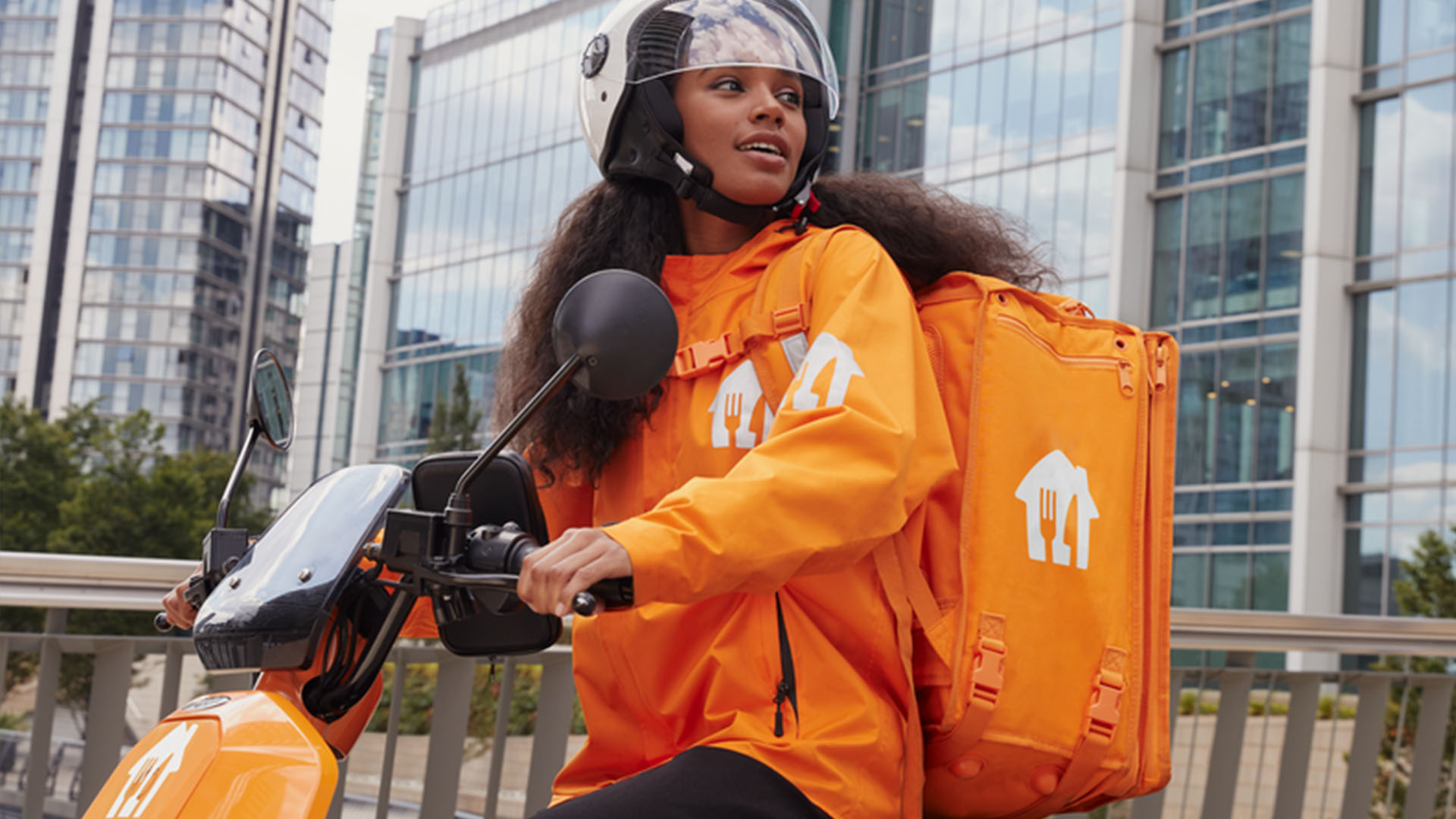 cykelbud ved just eat